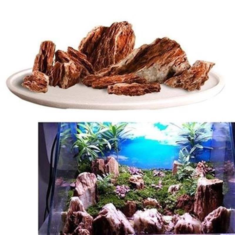 鱼缸造景水族箱石头山石装饰骨石假山水草其它园艺用品