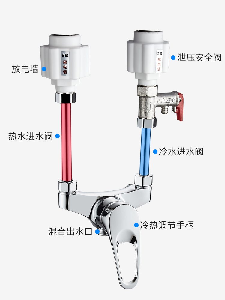 u型混水阀安装图图片