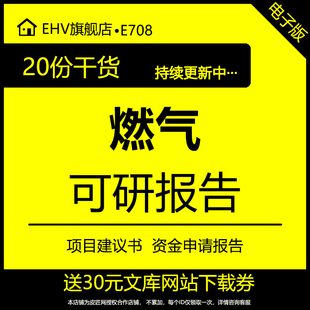 管道燃气工程改造建设施工天然气利用工程机动车检测中心建设维修项目申请建议书投资可行性研究报告方案