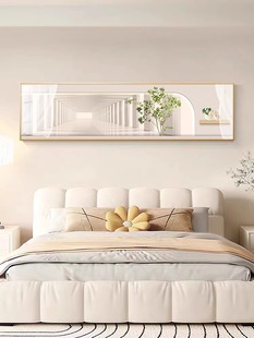 小清新卧室床头装饰画现代简约新款绿植主卧房间背景墙面壁画挂画