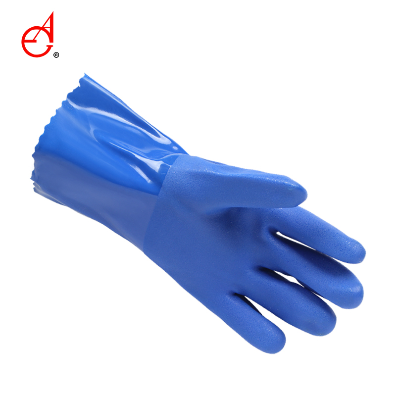 东亚防化手套耐油耐酸碱劳保防水耐磨加厚化工工业防护手套男女