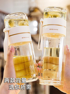 日本泡花茶的专用杯茶水分离杯女士高级泡茶神器懒人直饮水杯新款