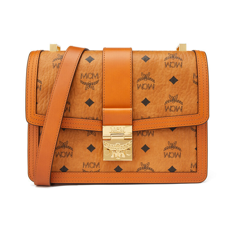 mcm女包经典印花女士中号单肩包斜挎信封包mwsbsxt02co001