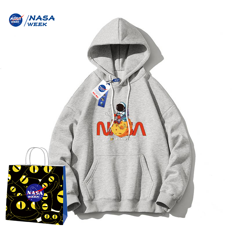 NASA Joint models 2022 T-shirts Hooded Sweater men and women Chaopai Easy Versatile Simplicity Autumn lovers jacketin the Men's clothing, Sweater category - from Buy2taobao.com to provide professional Taobao agent buy service