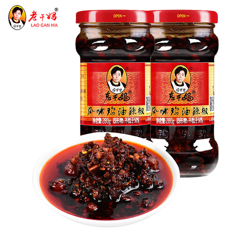 老干妈辣子鸡贵州风味豆豉下饭辣椒酱干煸辣肉丝油辣椒鸡油辣椒