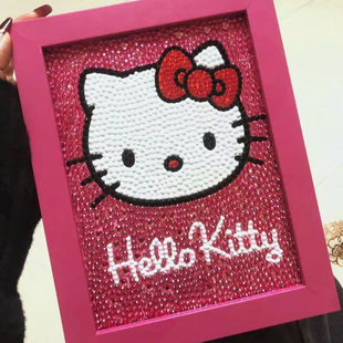 hello kitty凯蒂猫KT哈喽女生日礼物送女朋友系列diy手工摆件周边