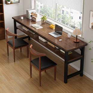 书桌长条桌家用学生学习桌长方形电脑桌办公桌工作台靠墙超窄桌子