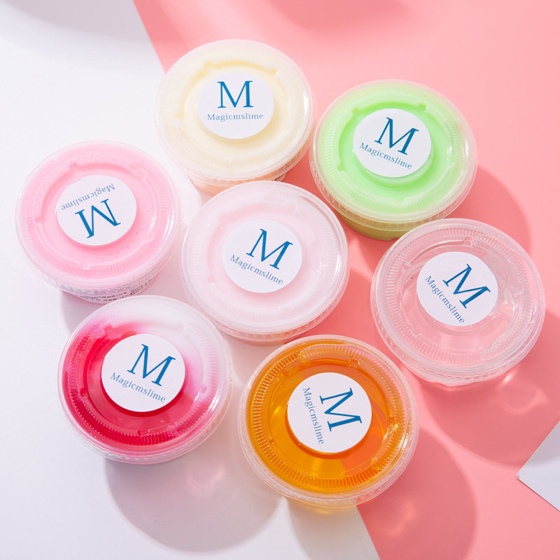 m家起泡胶橡皮水晶彩泥儿童安全无毒网红玩具正版少女心史莱姆盒