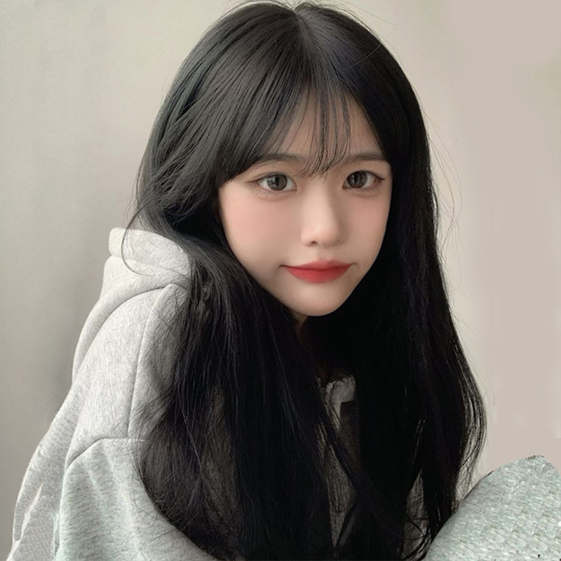 假发女长直发黑