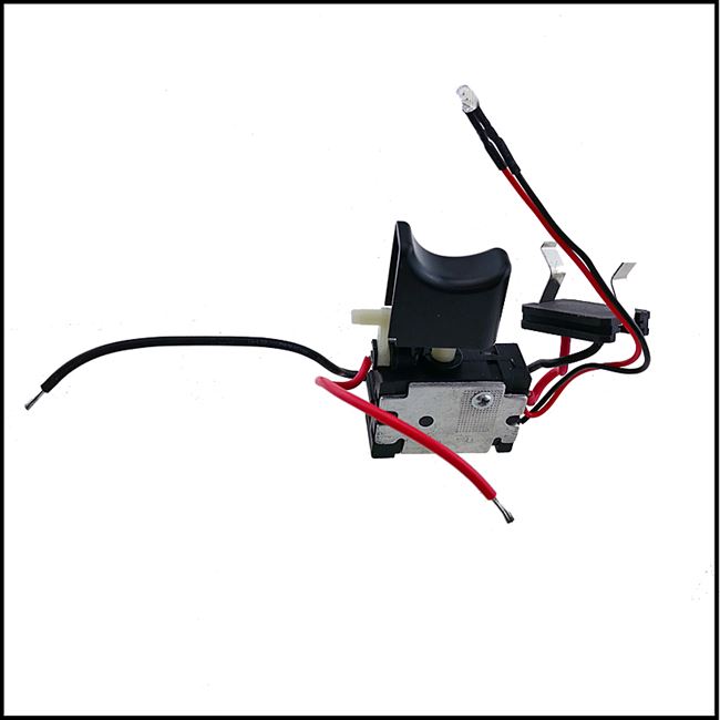 12v开关充电钻锂电池手电钻 电动螺丝刀开关 可调速正反通用配件