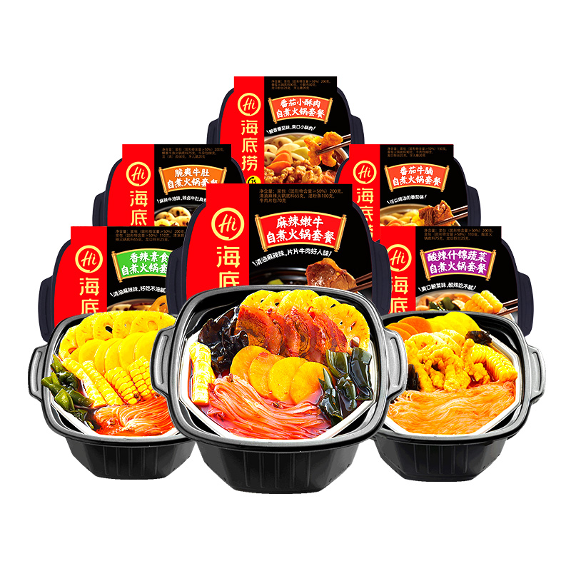 海底捞自煮火锅自热小火锅麻辣懒人夜宵速食食品自助一箱24盒整箱|ruв категории зерно риса/север и Юг сухих грузов/приправы, удобный момент, самовар - от Buy2taobao.com для оказания профессиональной услуги покупки агента Taobao