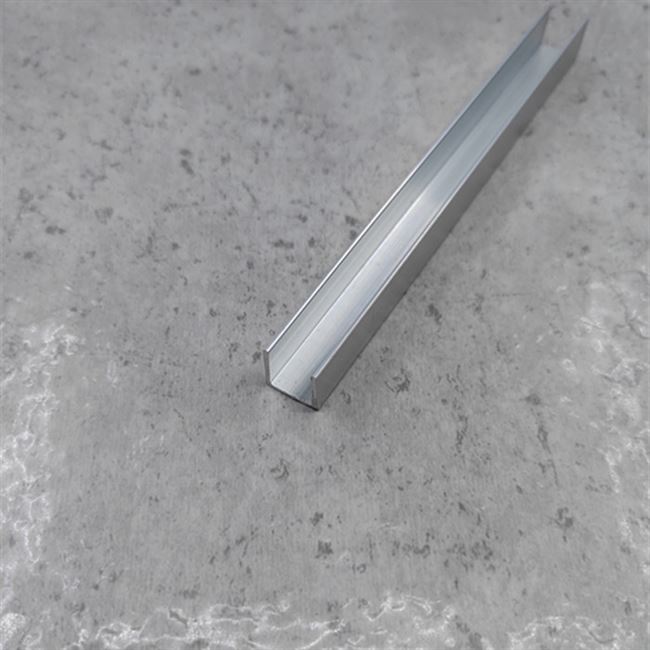铝合金型材u型槽玻璃图片