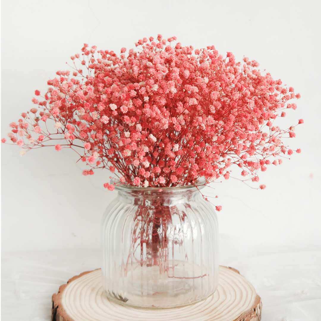 高档满天星干花花束客厅欧式inzs永生花家居摆设桌面插花装饰奢华