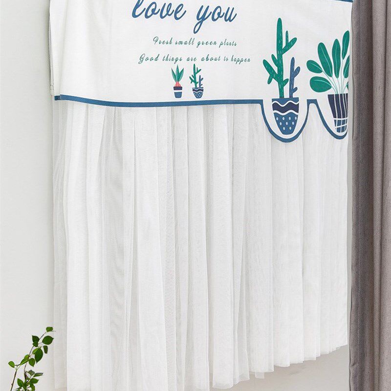 高档空调挡风布帘防直吹遮风帘20z21新款空调罩防风罩套挂式网ins