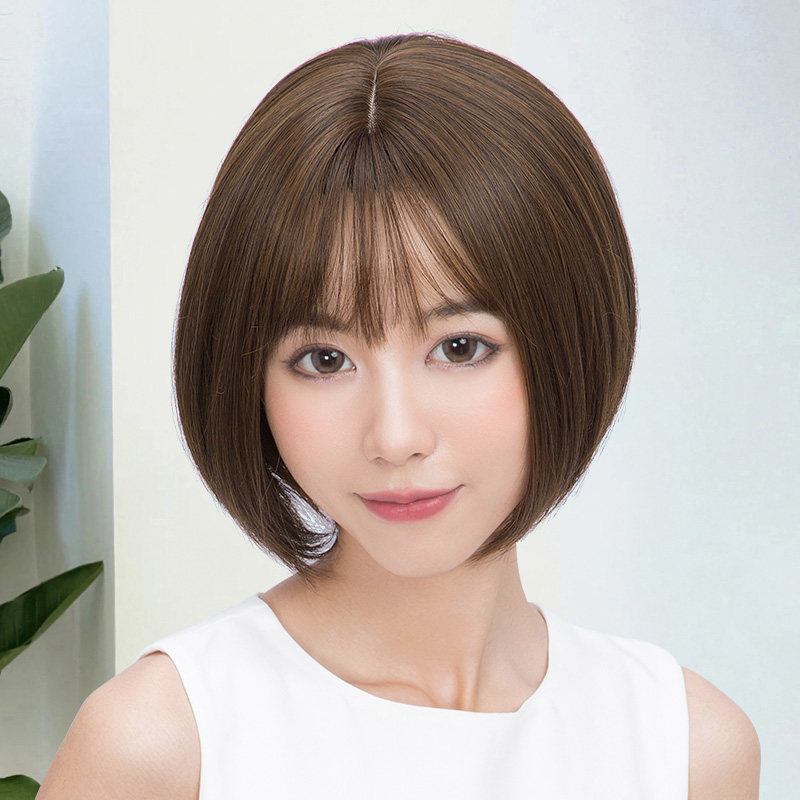 空气刘海假发女短发bobo头圆脸大额优惠券