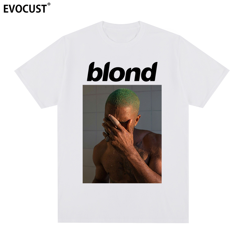 Frank Ocean喷墨印花T恤法海Blond Blonde嘻哈短袖透气T Shirt潮