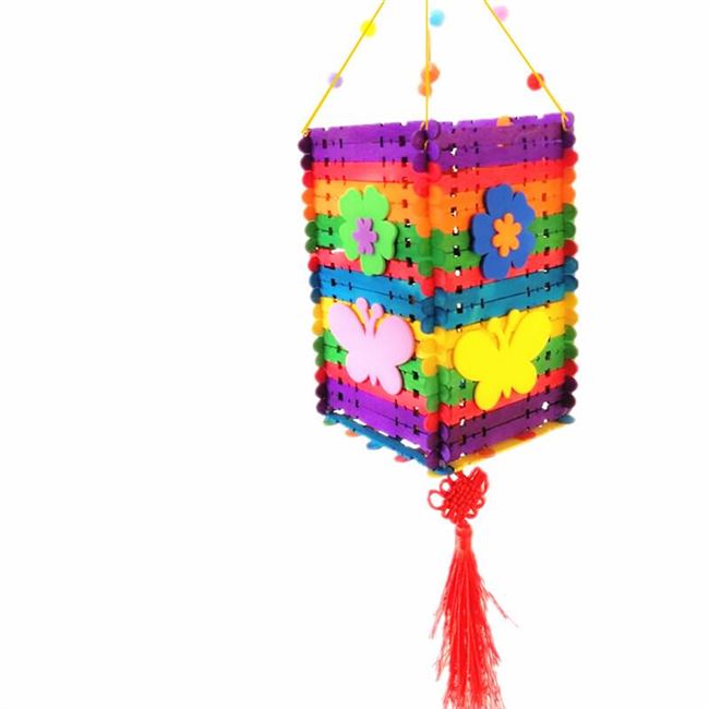 手工灯笼制作diy材料包邮图片