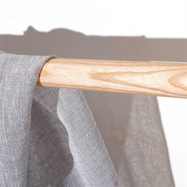 榉木实木窗帘杆整根超长3米木杆挂衣杆硬木帘杆民宿风装饰实木杆