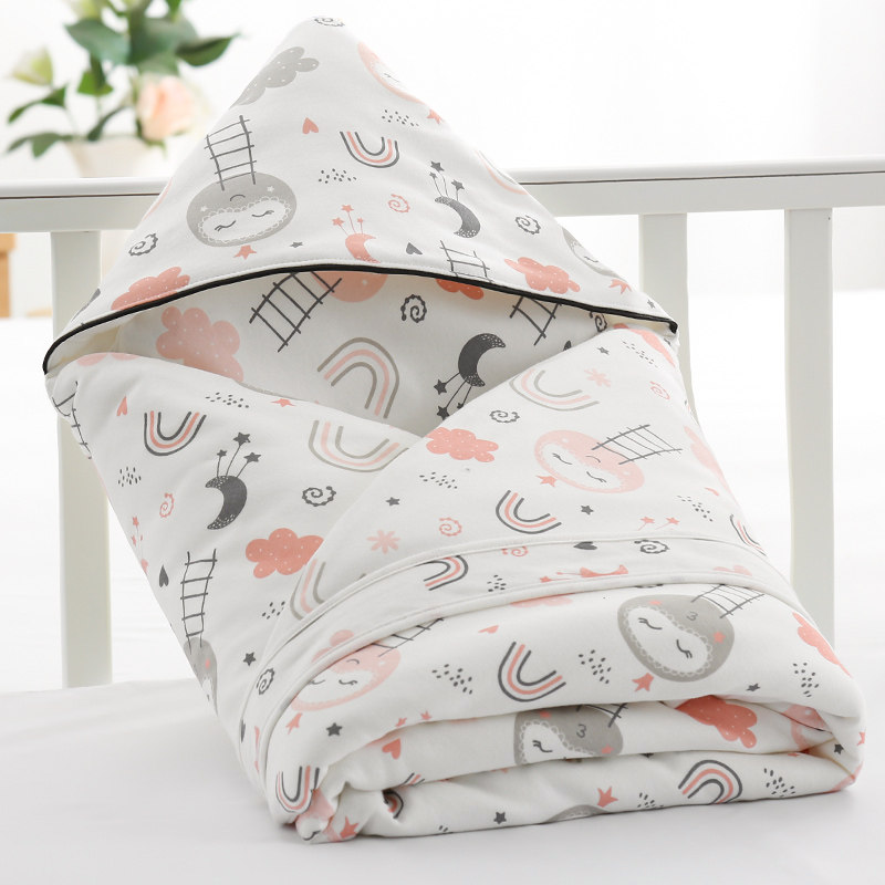 高档小包被初生婴儿抱被新生儿春秋冬季厚款包裹被宝宝产房包单