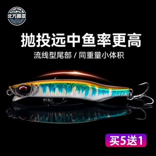 国王路亚翘影3533沉水铅笔饵远投颤沉路亚假饵翘嘴鲈鱼鳡黑鱼假饵