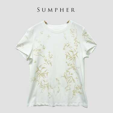 Sumpher【雅家】专柜新款女装洋气通勤气质白色上衣-FJ-1087