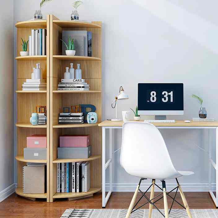 新疆包邮三角墙角e柜置物架科通卧室现代简约多功能转角收纳书架2