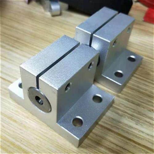 加厚支轴底座支撑座加厚光轴锁ya紧座光轴光p座锁紧固定座轴