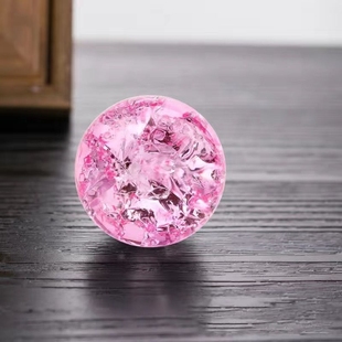 玻璃球大号水晶球彩色艺术玻璃球珠摆件P转运透明珠弹珠客厅装饰