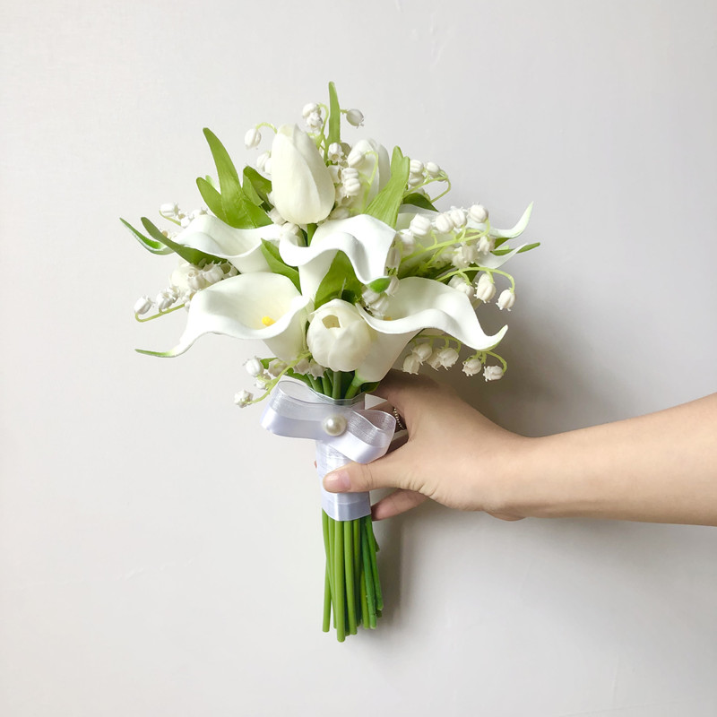 (今日9.5折)高档小清新新款手捧花 新娘婚礼手捧 婚纱拍摄道r具 马蹄