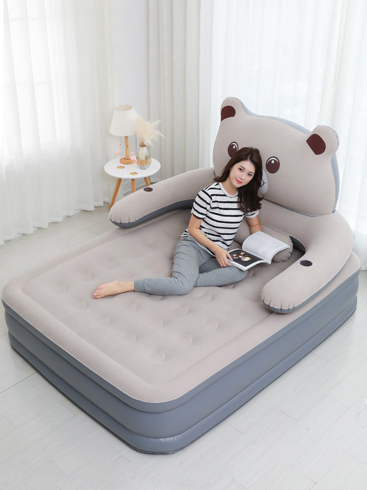 加高充气床家用懒人床午休气垫床双人加厚便携户外卡通榻榻米床垫