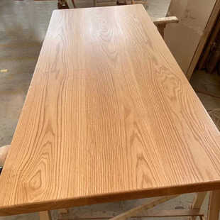 北美白蜡木实木桌面板材定制原木大板榆木橡木书桌吧台莫比恩定做