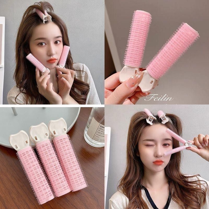 高档蓬松头发神器卷发筒碎发夹发卡发根颅顶头顶刘海前额夹子