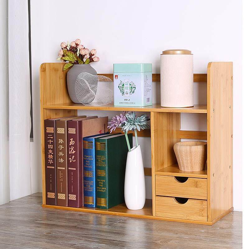 79桌面收纳置物桌省架空层间楠竹书架券1元已售出6淘宝价51.