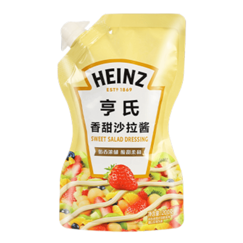 Heinz/亨氏香甜沙拉酱200g烘焙寿司三明治色拉酱同款蔬菜水果专用