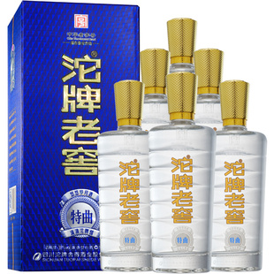 【酒厂直营】沱牌珍品老窖特曲38度500mL*6瓶六粮酿造浓香型白酒