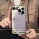ins色块小可爱适用iPhone13promax苹果16手机壳15Pro暗夜紫透明12/11情侣14plus