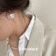轻奢高级感馒头半圆大珍珠耳钉2023新款爆款耳环女小众设计感耳饰