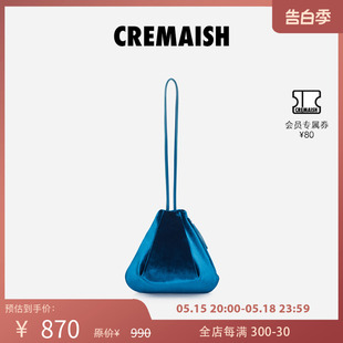 CREMAISH 饺子包 新中式时尚百搭小众设计绒面麂皮单肩包手拎包女