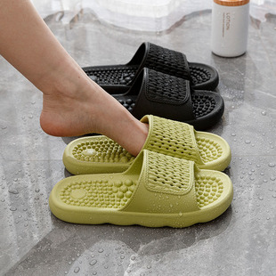 按摩拖鞋女夏季室内家居柔软舒适男士浴室洗澡防滑脚底硬刺足疗鞋