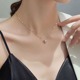 玫瑰金项链女2025年新款潮设计感高级小众锁骨链女ins轻奢颈链女