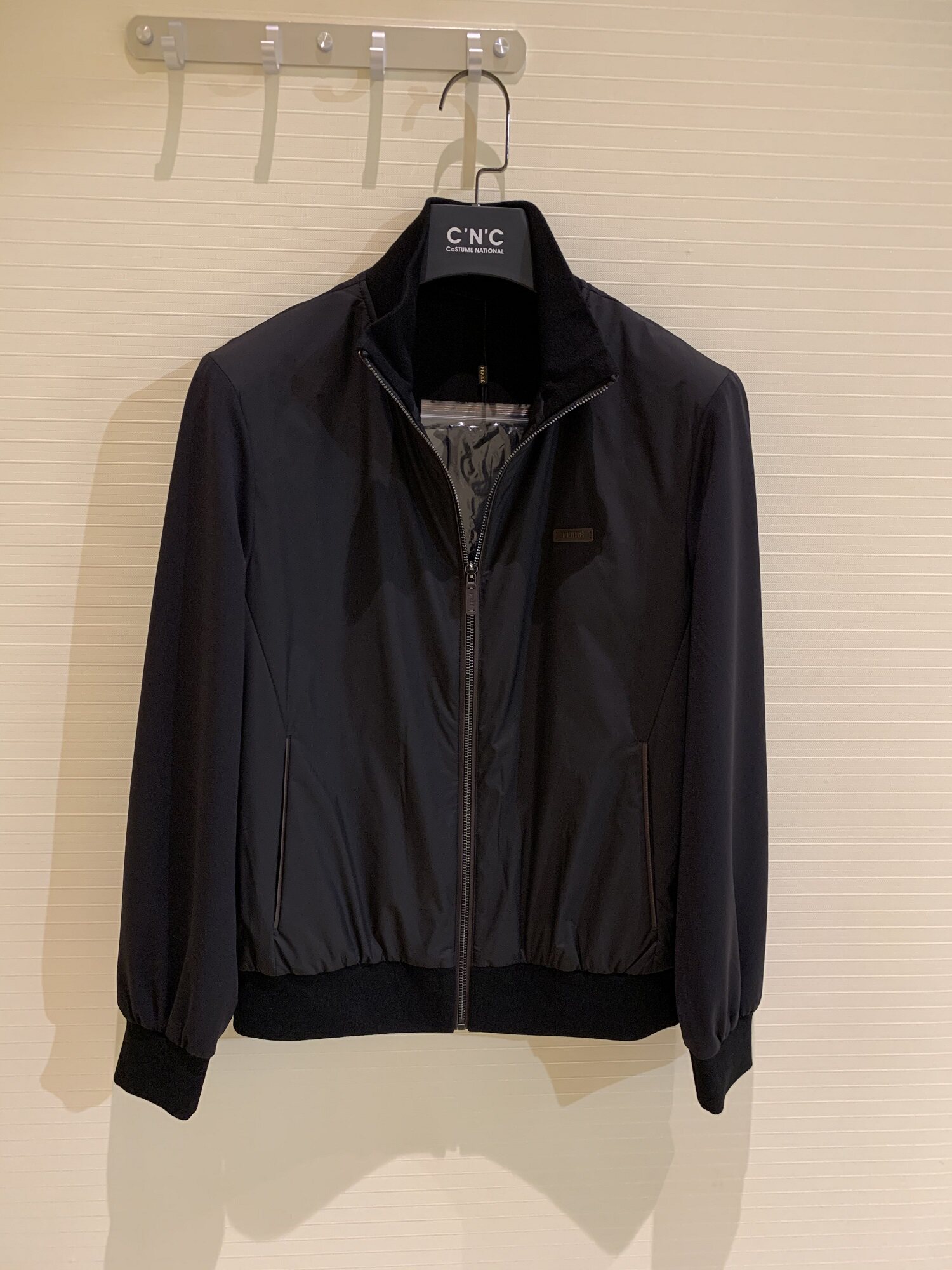 费雷男装2021秋冬商场同款短款休闲绅士夹克立领外套821c311020