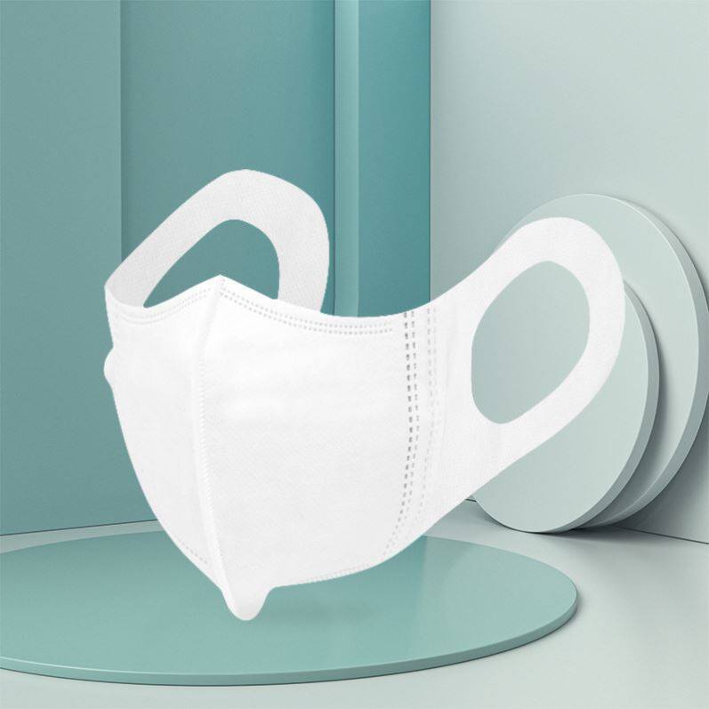 小雏菊口罩不勒耳朵宽边3d立体口鼻罩大人口罩 纯色口罩一体透气