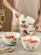 迪士尼拉面碗斗笠碗大号家用卡通陶瓷可爱面条日式碗单个米饭汤碗