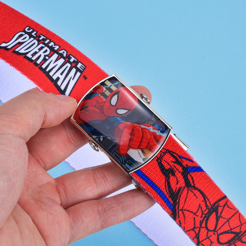 本命年儿童皮带男童蜘蛛侠幼儿园小学生女童军训红腰带节生日礼物