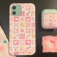 ins风粉碎花Kitty适用15苹果14手机壳iPhone13promax女12潮11软xr