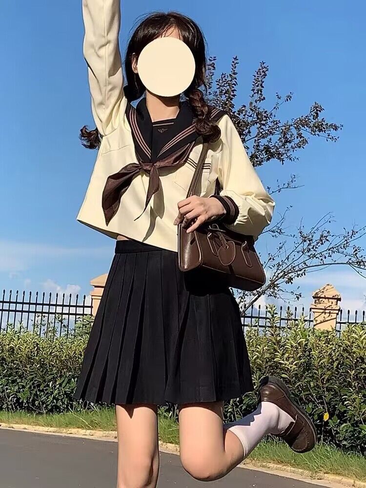 原创正版茶羽中JK制服裙日系短袖春夏水手服学院风套装班服校服女