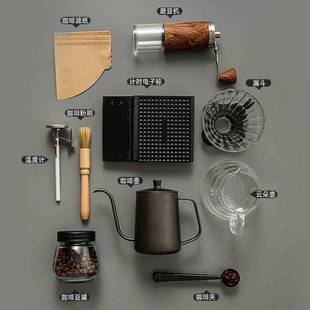 摩卡壶煮咖啡户外组合便携式商用礼品coffee礼盒压粉器布粉器手冲