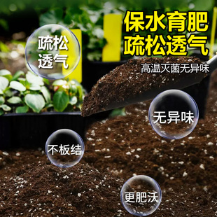 营养土养花专用通用型多肉花土种花种菜家用有机土壤种植花泥肥料