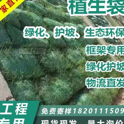 绿色坡织植护生袋网袋绿化防公路边坡框架YNO梁防汛草籽生态编袋