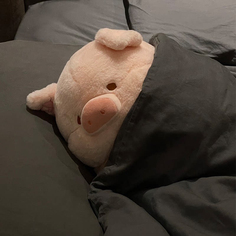 lulu猪猪玩偶毛绒公仔娃娃噜噜猪睡觉抱枕生日礼物送女生可爱露露